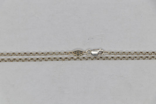 Chrome Hearts Roll Chain Necklace 18" .925 Sterling Silver | AVNTGRDNY NYC
