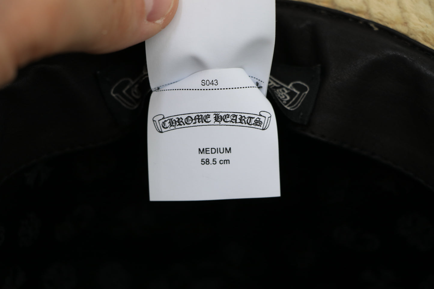 Chrome Hearts Cordoroy Matty Boy Chomper Cowboy Hat Brown