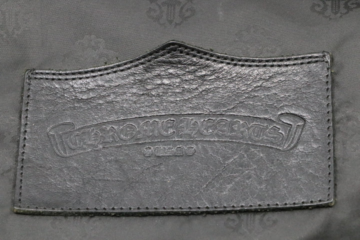 Chrome Hearts Cemetary Cross Canvas/Leather Bag