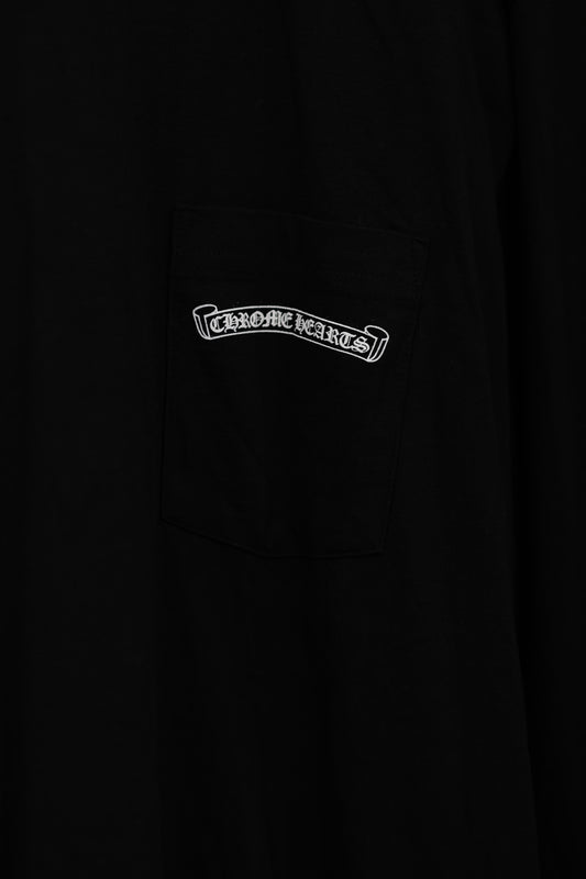 Chrome Hearts Arch Shoulder Long Sleeve T-Shirt Black XXL | AVNTGRDNY NYC
