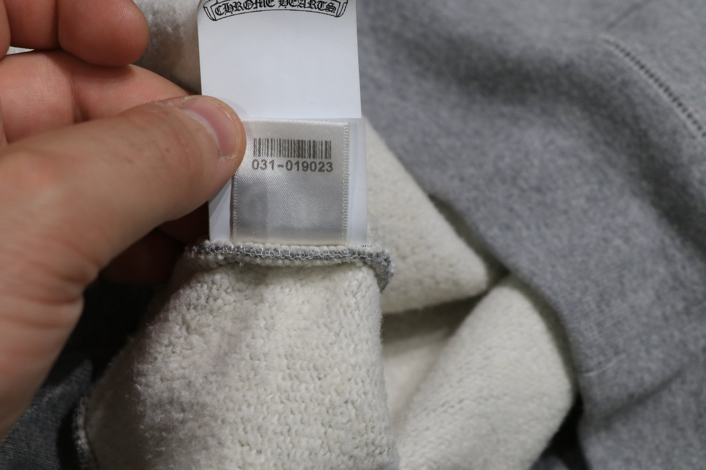 Chrome Hearts Paper Jam Quarter Zip Grey Size Small| AVNTGRDNY NYC