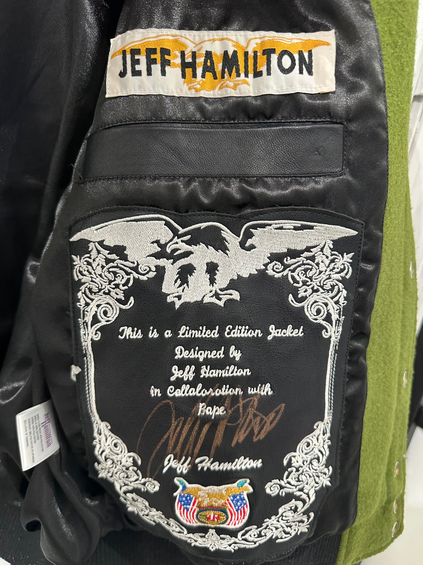 Bape x Jeff Hamilton Leather Jacket ComplexCon Exclusive Size S