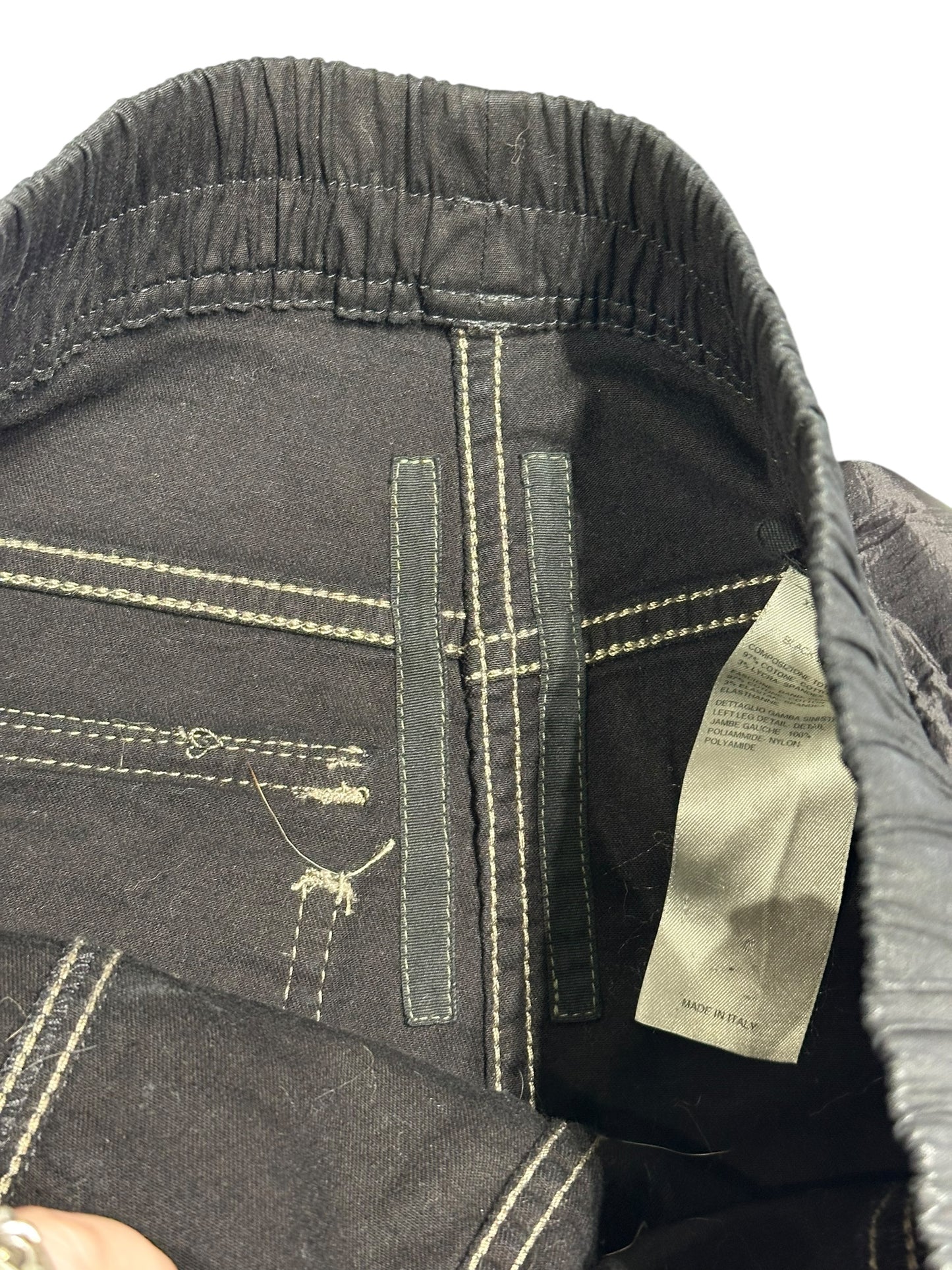 Rick Owens DRKSHDW Waxed Memphis Pants Size XS
