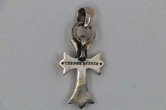 Chrome Hearts Small Cross Heart Pendant Sterling Silver | AVNTGRDNY NYC