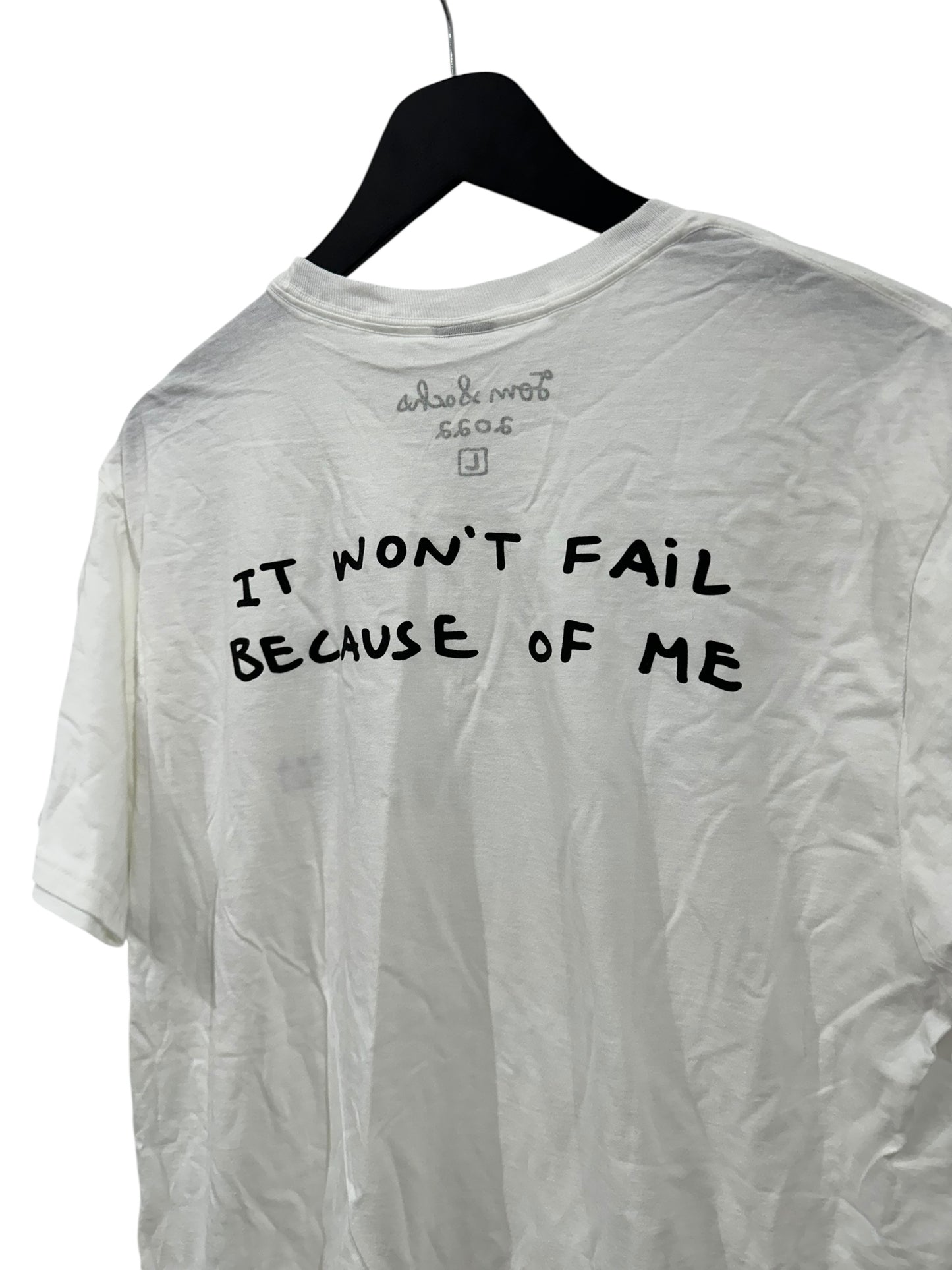 Tom Sachs Ten Bullets “It won’t fail because of me” Tee Size L