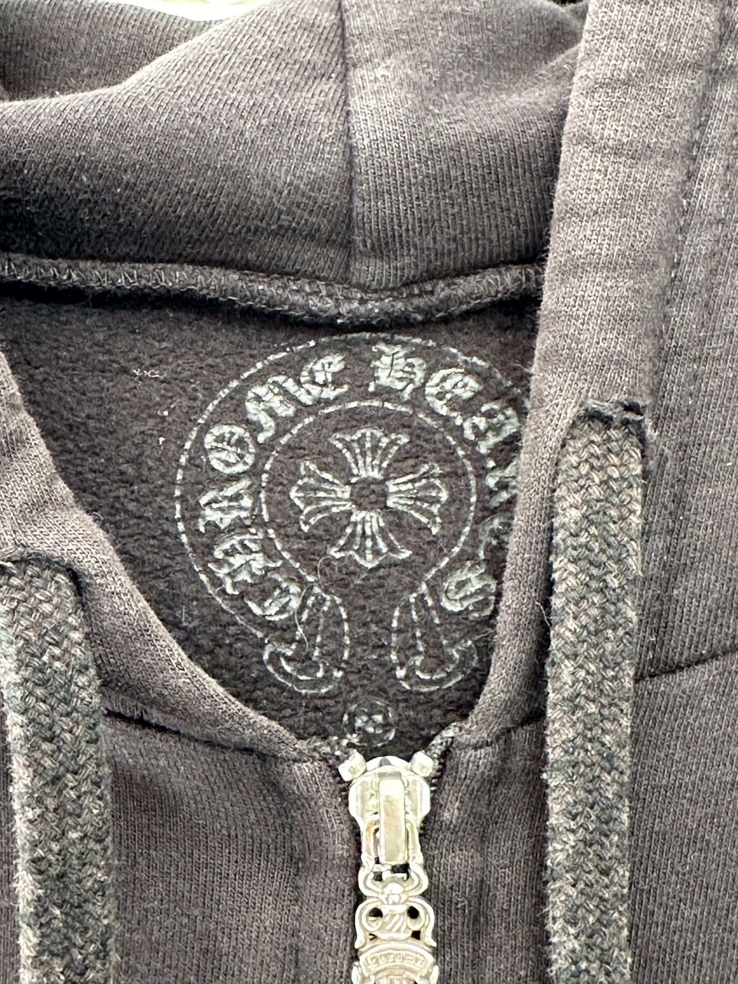 Chrome Hearts Horseshoe Zip-Up Hoodie Size M