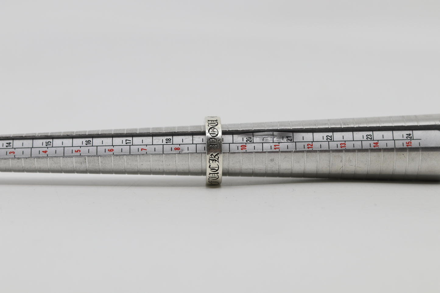 Chrome Hearts Fuck You 6mm Spacer Ring Size 9