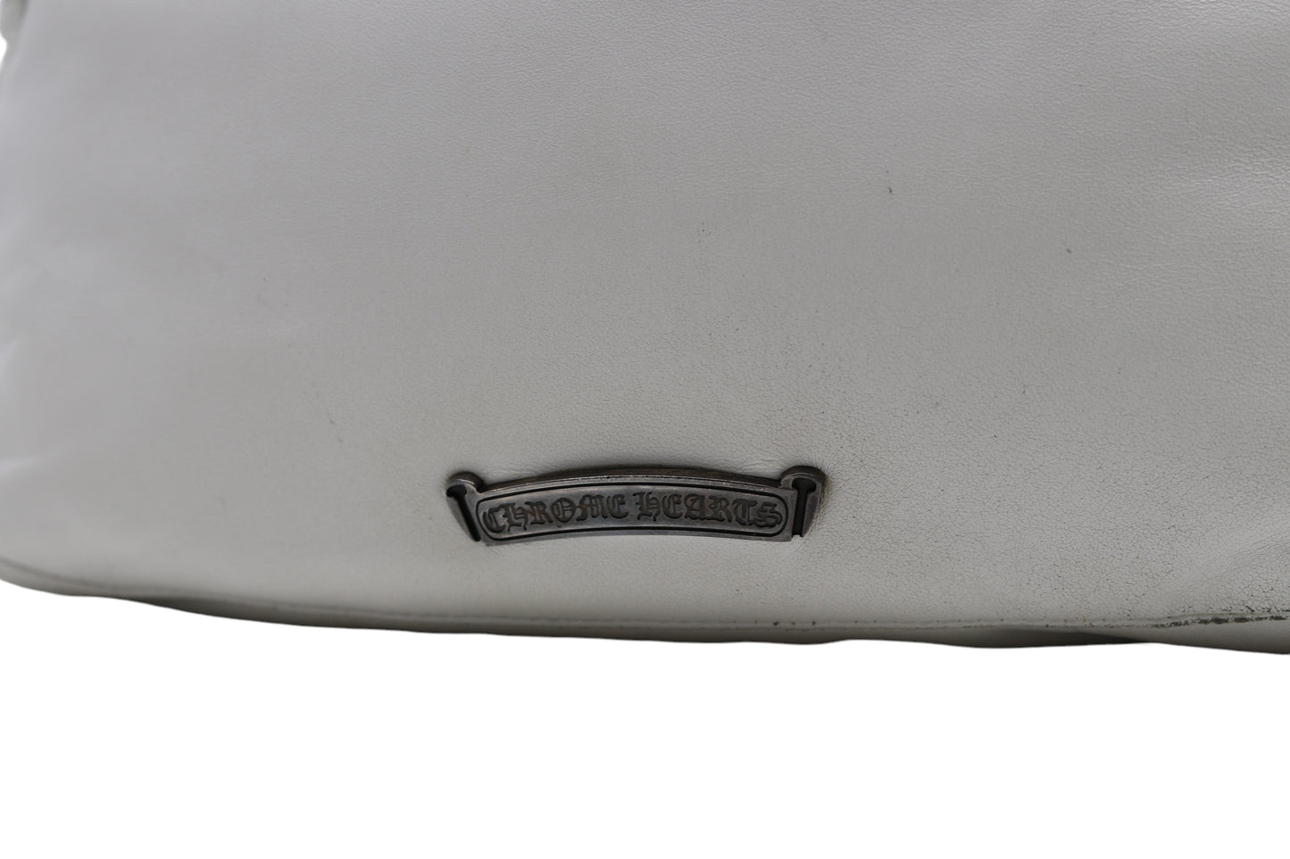 Vintage Chrome Hearts White Leather Bag Circa 2001