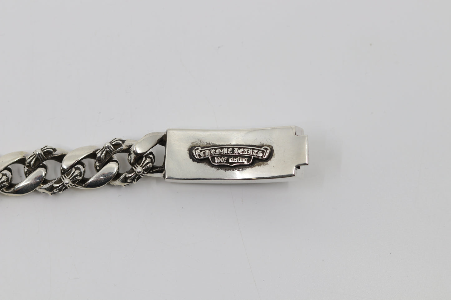 Chrome Hearts Floral ID Fancy Link Bracelet 14 Link