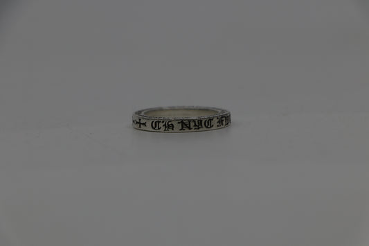 Chrome Hearts NYC Exclusive Fuck You 3MM Spacer Ring Size 8