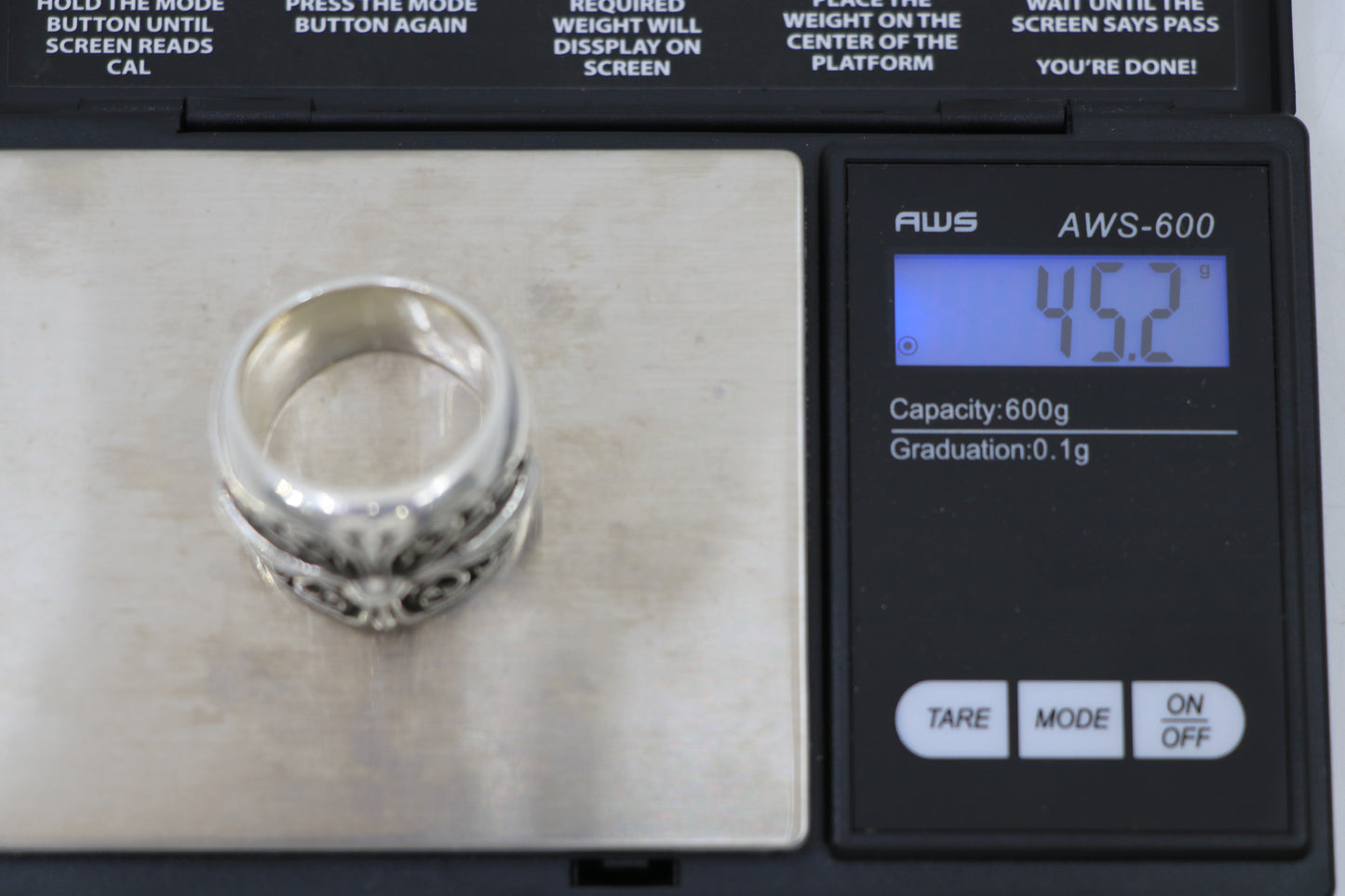 Chrome Hearts Oval Cross Ring Size 11 | AVNTGRDNY NYC