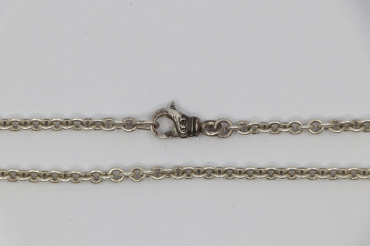 Chrome Hearts NE Chain Necklace 24” Sterling Silver | AVNTGRDNY NYC