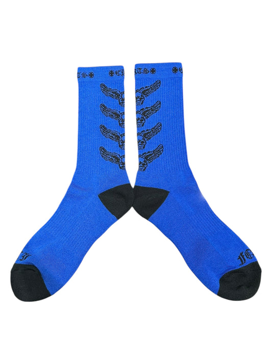 Chrome Hearts Foti Socks Blue