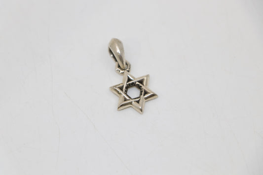 Chrome Hearts Mini Star of David Pendant