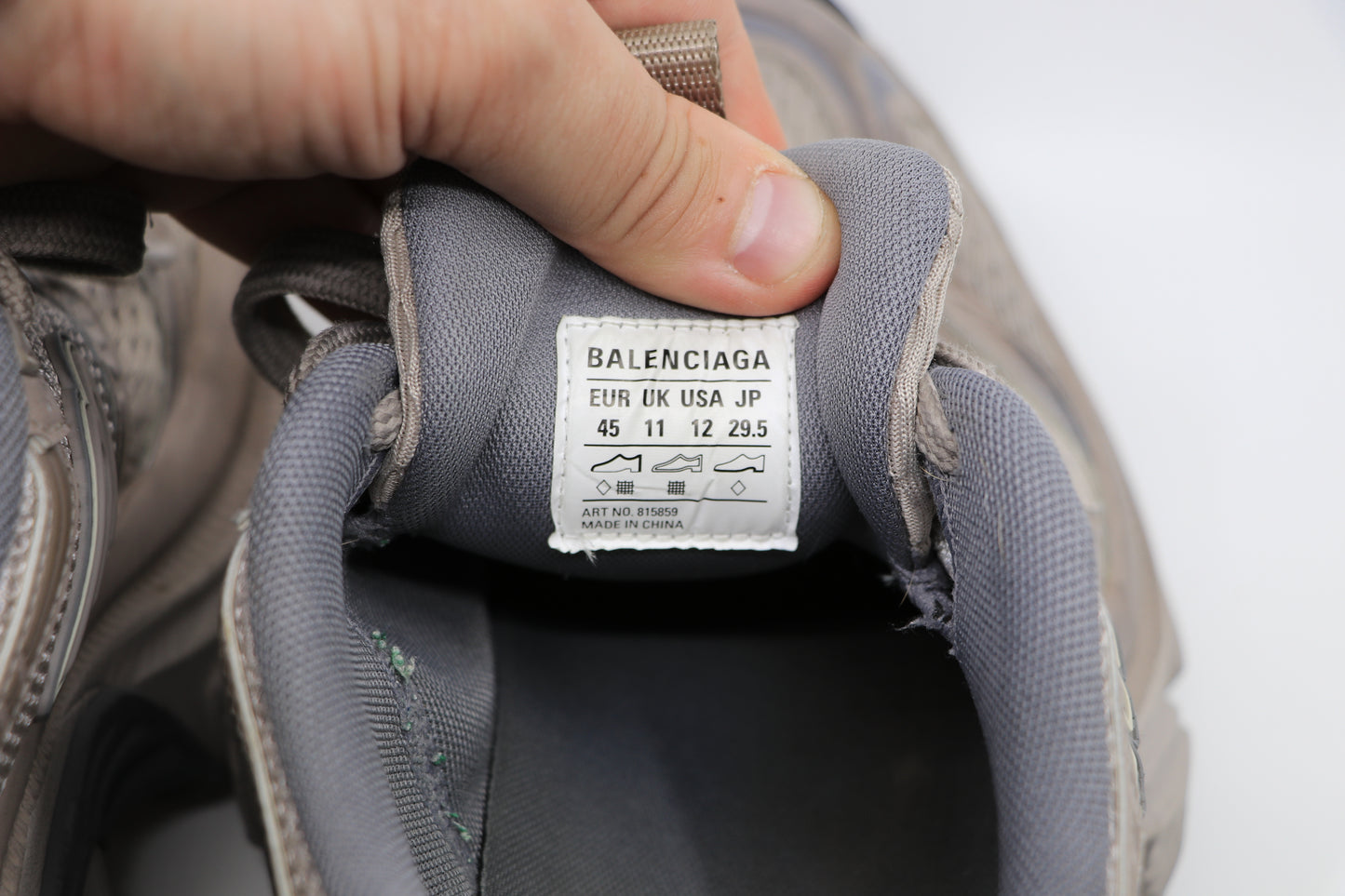 Balenciaga 6XL Sneaker Taupe Mix Size 45