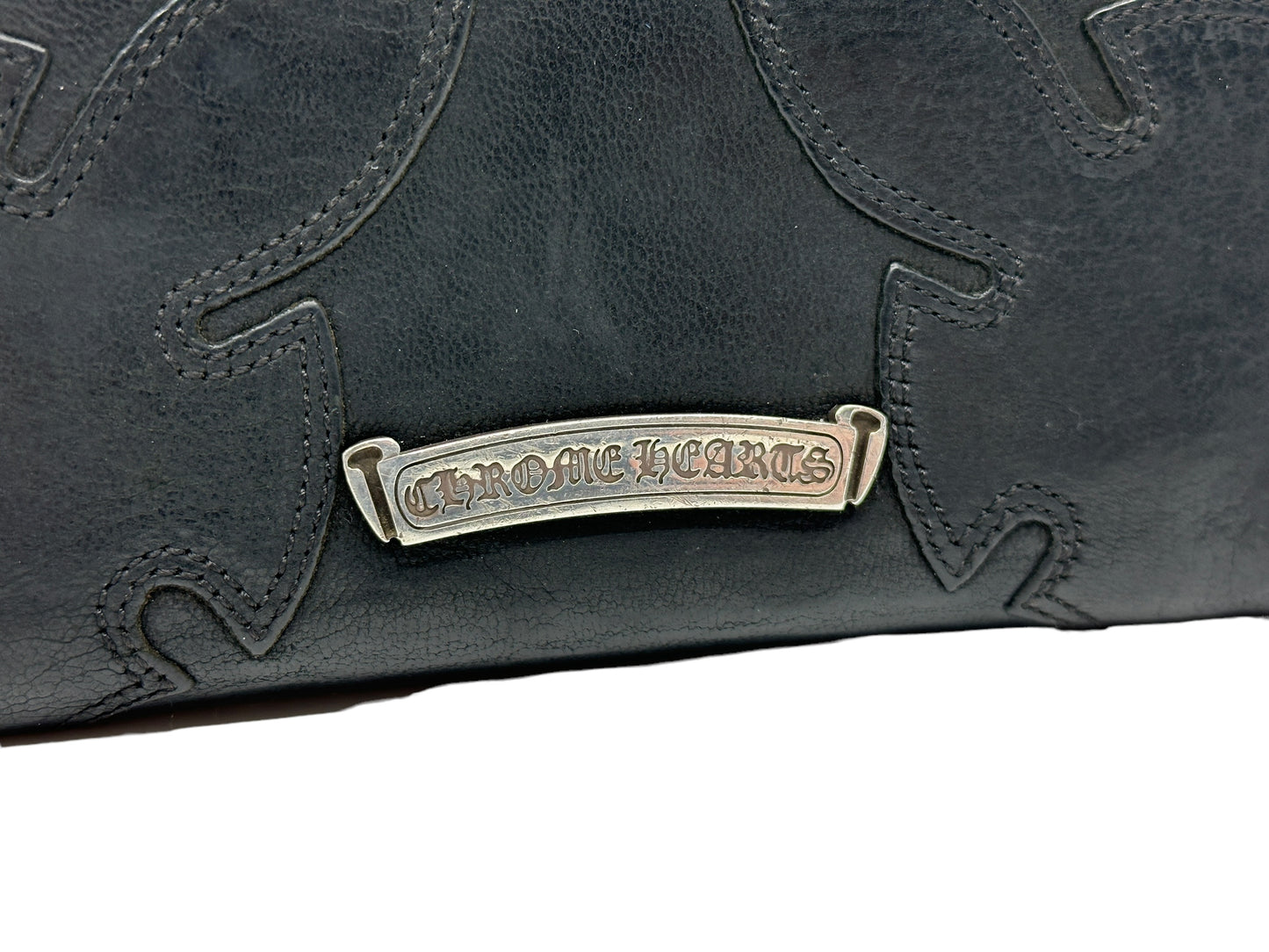 Chrome Hearts Fleur Leather Wallet