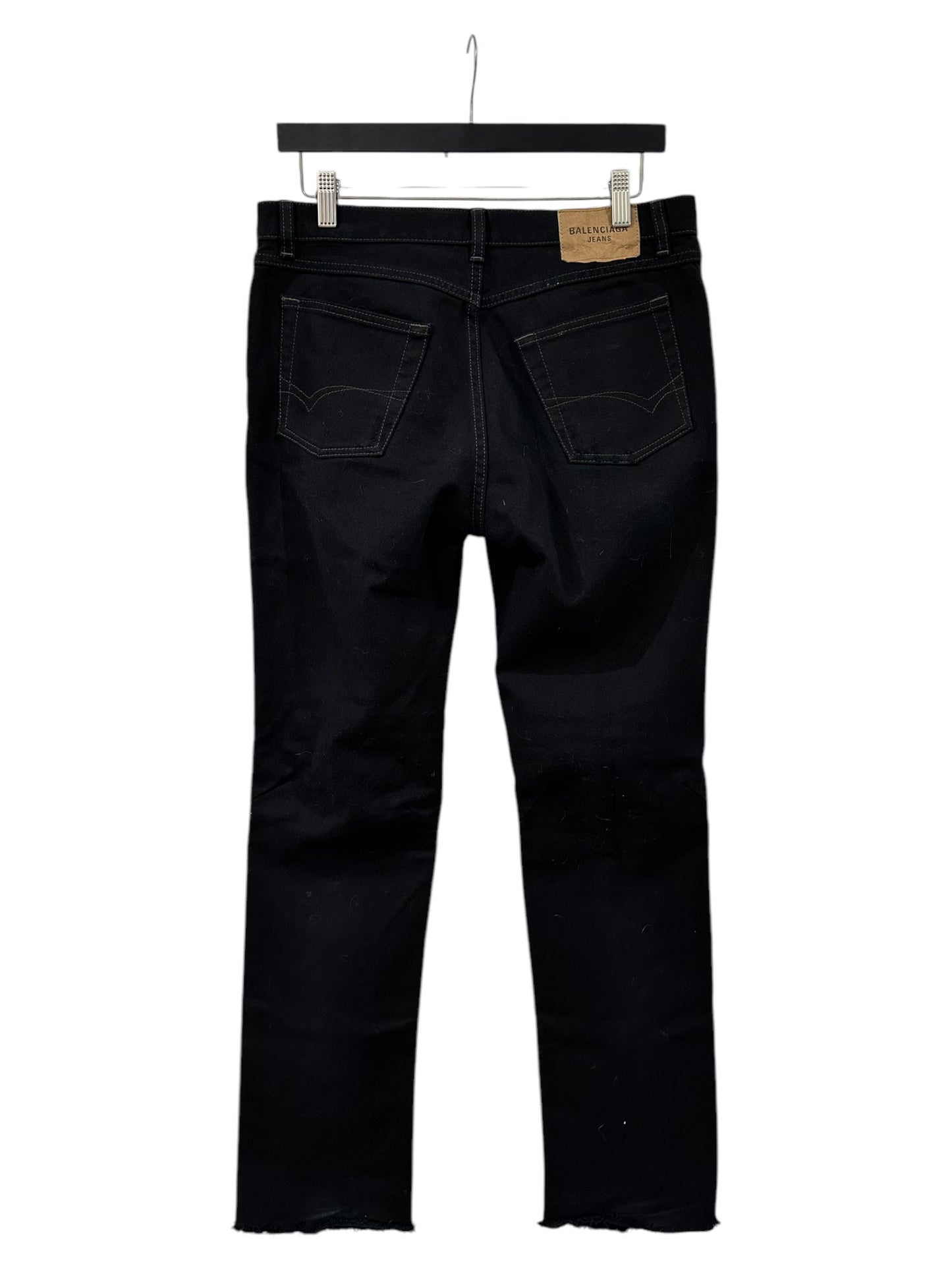 Balenciaga Black Denim Jeans Size 30