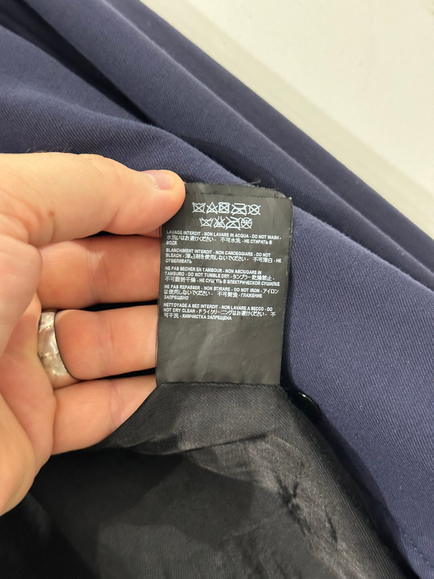 Saint Laurent Hedi Slimane S/S 2016 Teddy Jacket Size 44