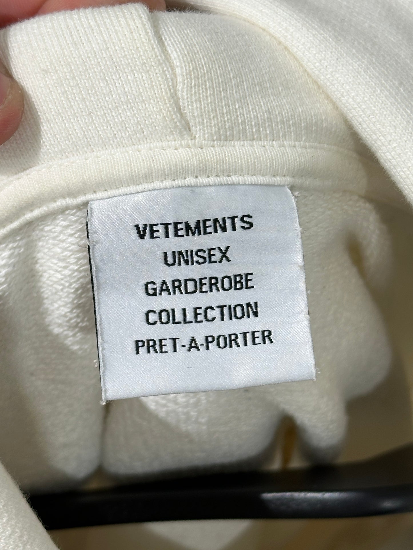 Vetements Sweet Logo Hoodie Size S