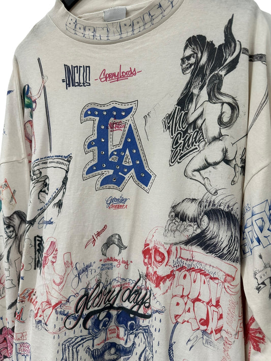 Saint Michael Born and Raised Longsleeve O/S