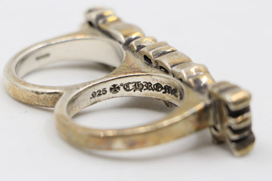 Chrome Hearts Double Ring “Hearts” Size 9/10 | AVNTGRDNY NYC