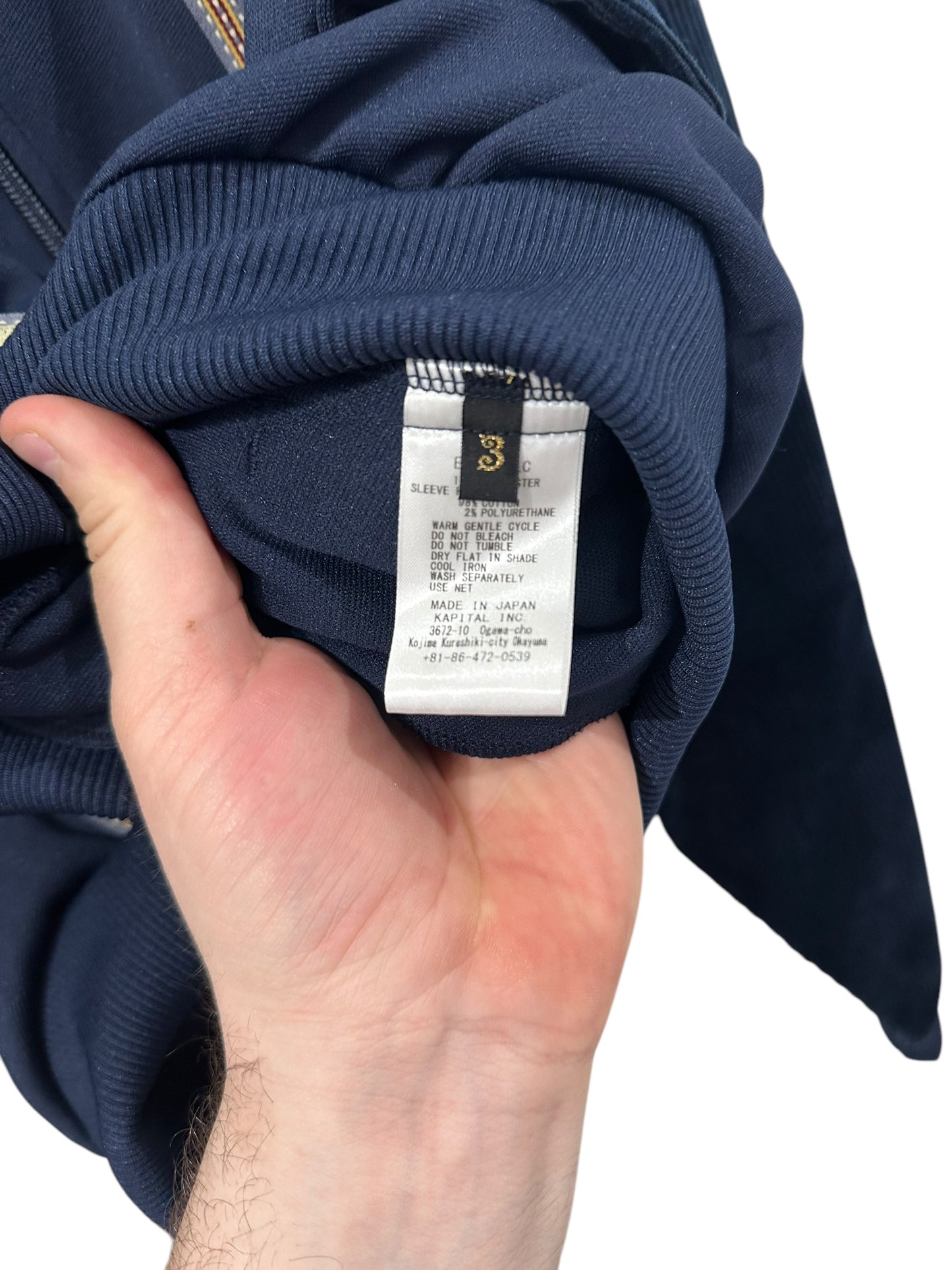 Kapital Zephyr Curdoroy Jacket Navy Size L