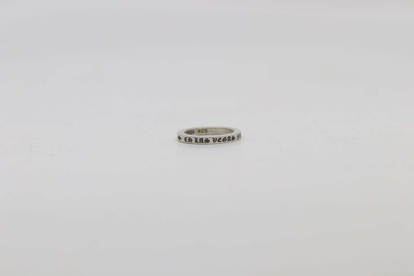 Chrome Hearts Las Vegas Fuck You 3mm Spacer Ring Size 9