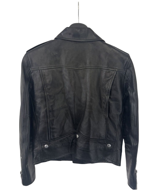 Saint Laurent Paris Leather Jacket Size EU 40 (XXS)