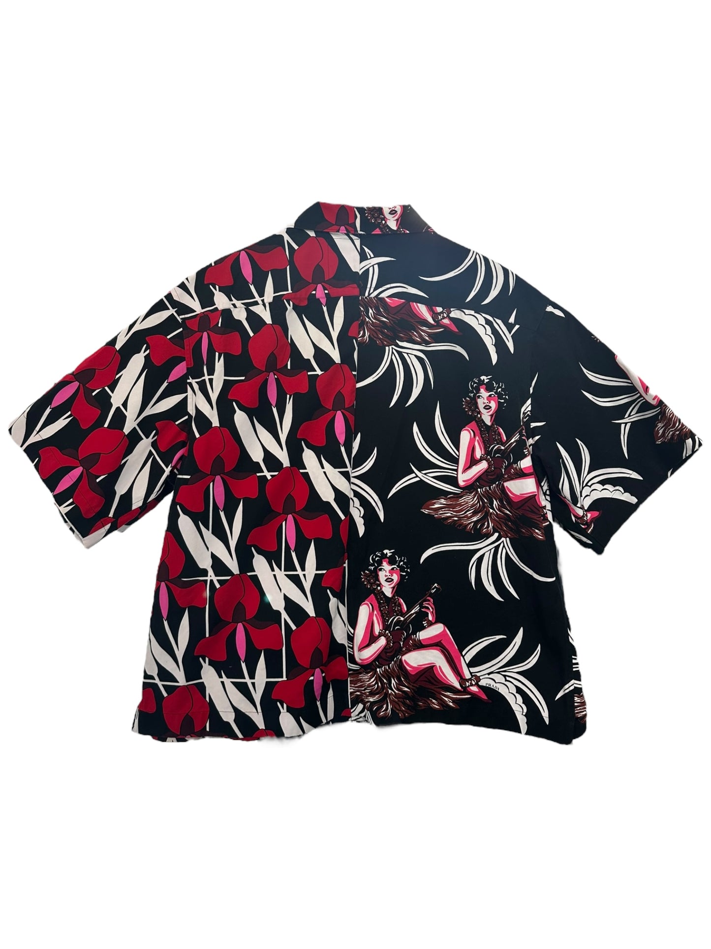 Prada Double Match Cotton T-Shirt Size XL