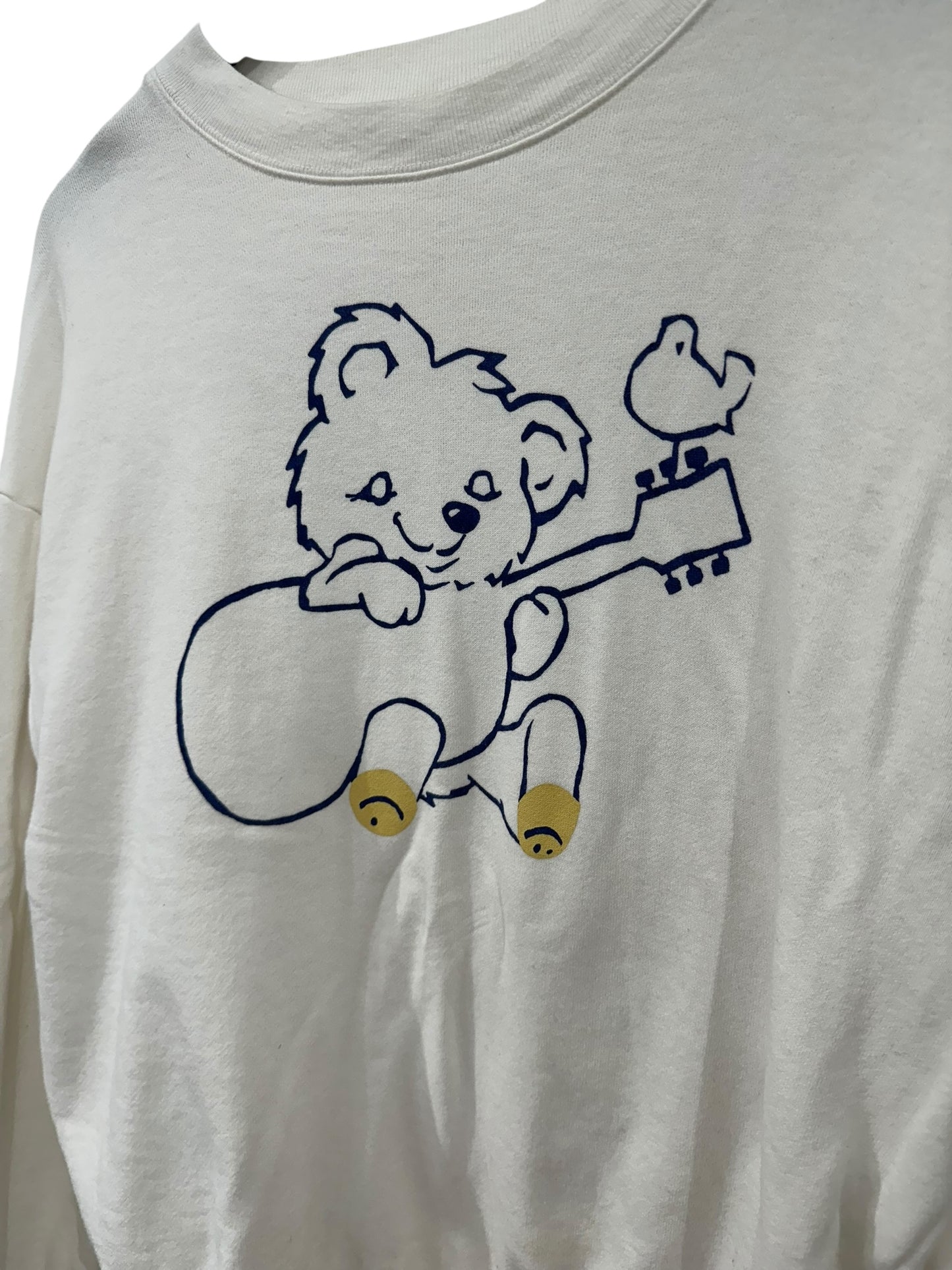 Kapital Guitar Bear Crewneck Sz 2