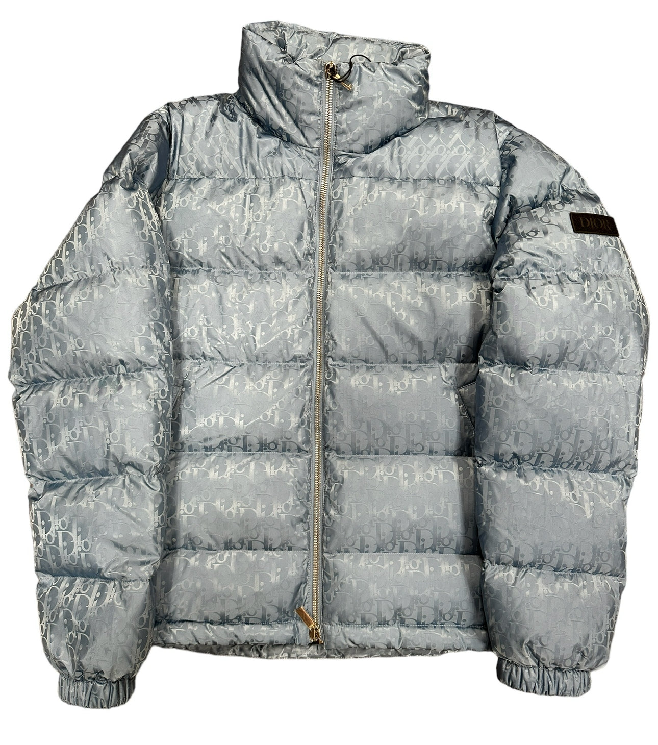 Dior Oblique Puffer Jacket Blue 48 New | AVNTGRDNY NYC