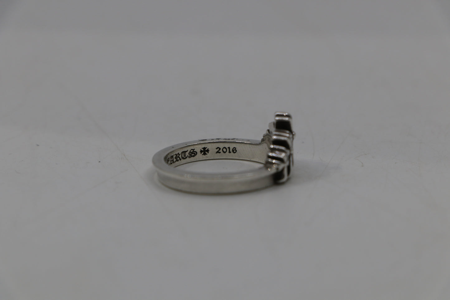 Chrome Hearts Cross Crown Ring Size 10