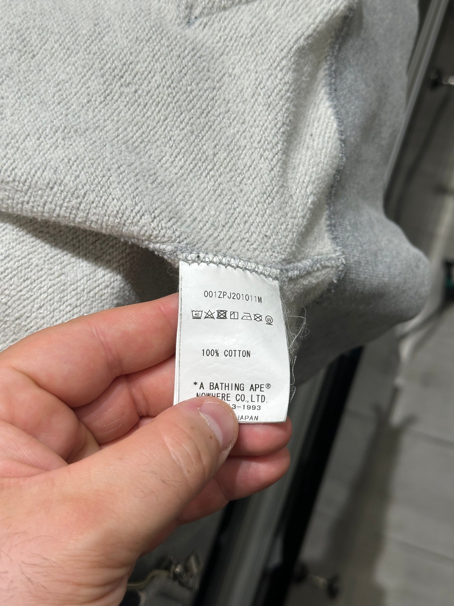 Bape MULTI CAMO NYC LOGO SHARK FULL ZIP HOODIE Sz M