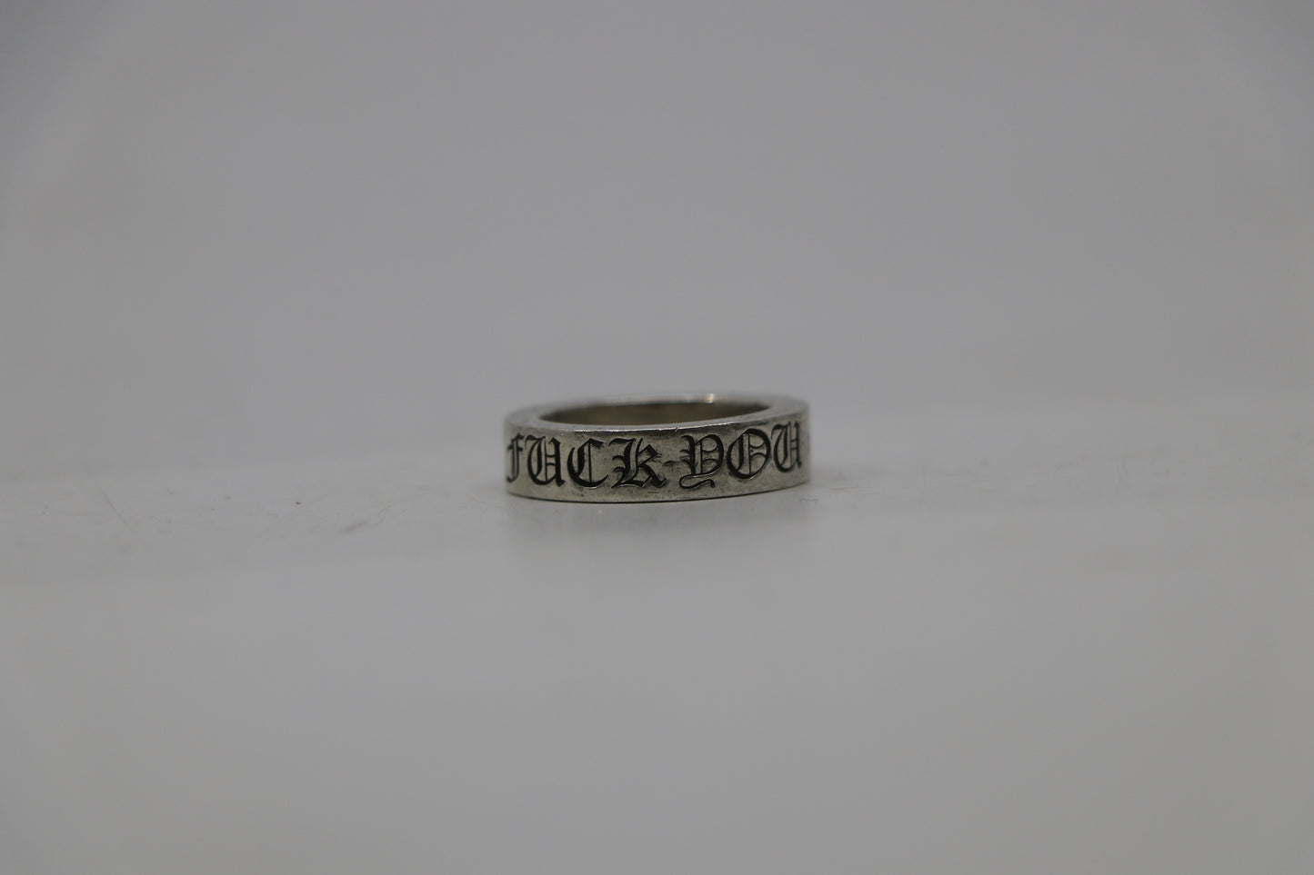 Chrome Hearts 6MM Fuck You Spacer Ring Size 7