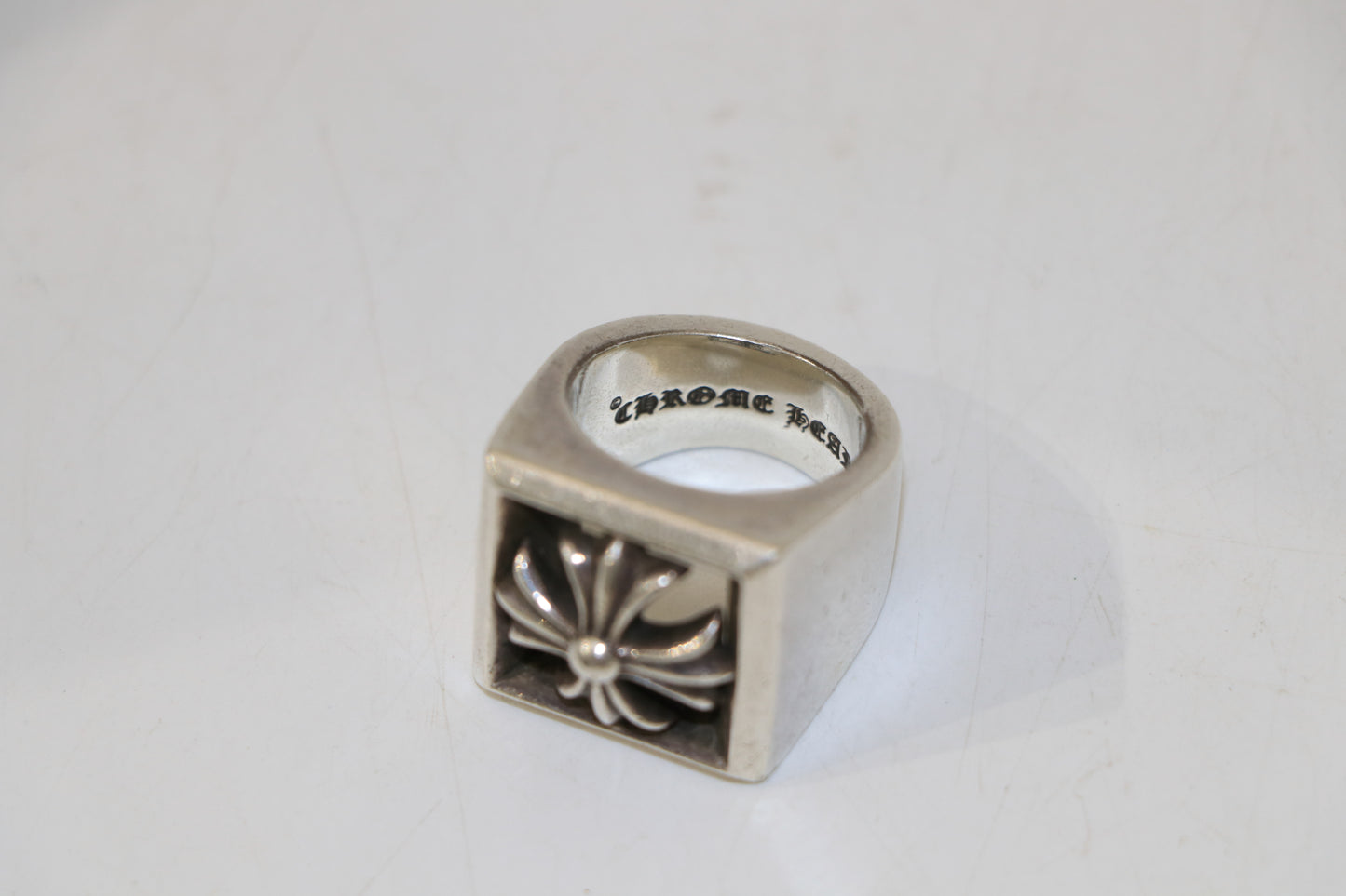 Chrome Hearts Maltese Cross Signet Ring Size 9