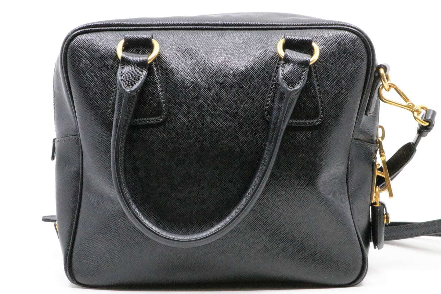 Prada Square Bauletto Bag Saffiano Leather Small