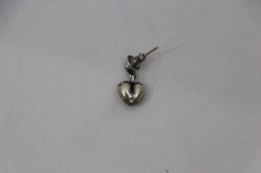 Chrome Hearts Heart Drop Earring