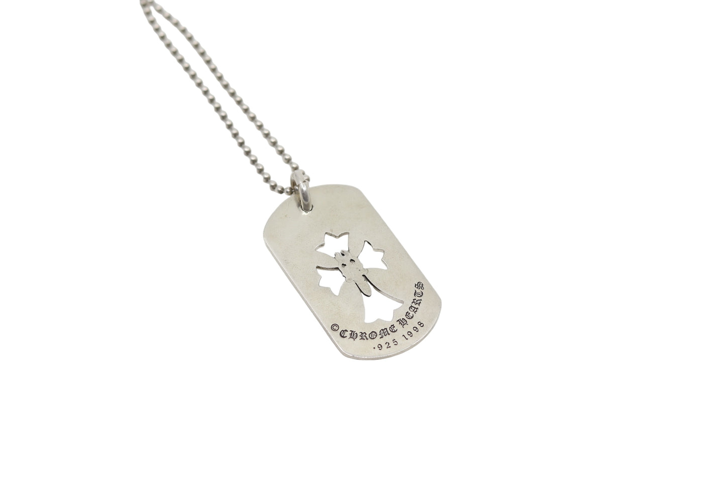 Chrome Hearts Dagger Dog Tag Pendant