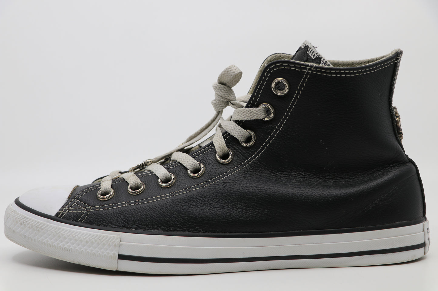 Chrome Hearts Leather Converse Chuck Taylor Sneakers Size EU 44