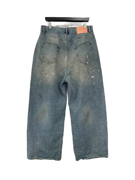 Acne Studios Baggy Paint Jeans Size 48