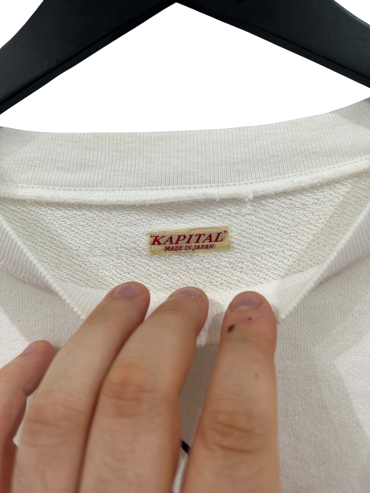 Kapital Guitar Bear Crewneck Sz 2