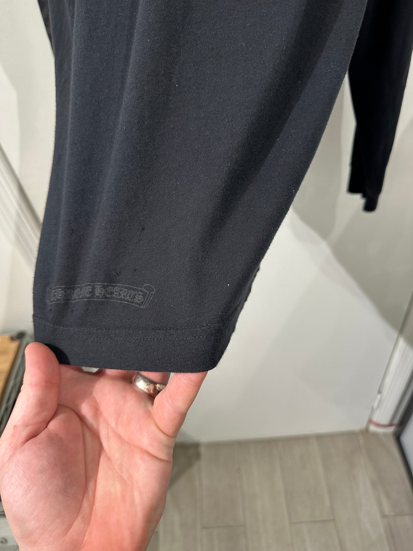 Chrome Hearts Neck Logo Longsleeve T-Shirt Size L