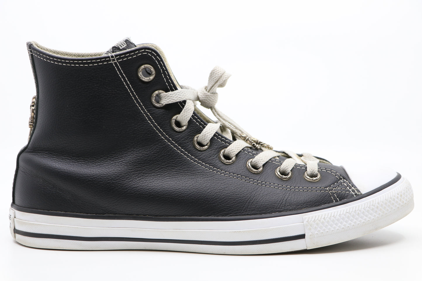 Chrome Hearts Leather Converse Chuck Taylor Sneakers Size EU 44