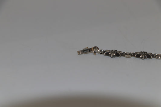 Chrome Hearts Diamond Tiny E Bracelet 13 Link