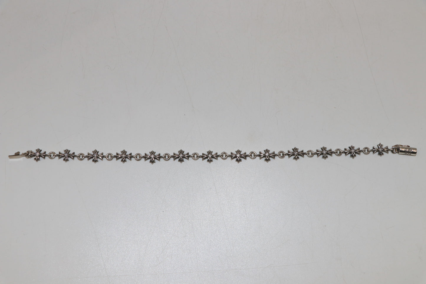 Chrome Hearts Diamond Tiny E Bracelet 13 Link