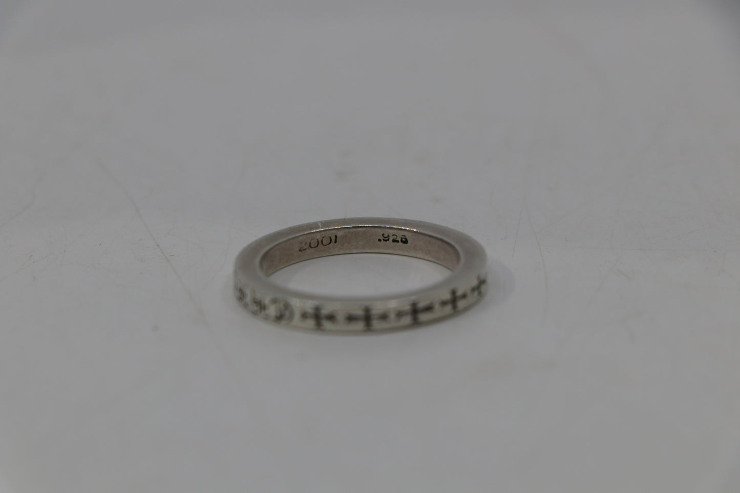 Chrome Hearts 3MM Spacer Ring Fuck You Size 11