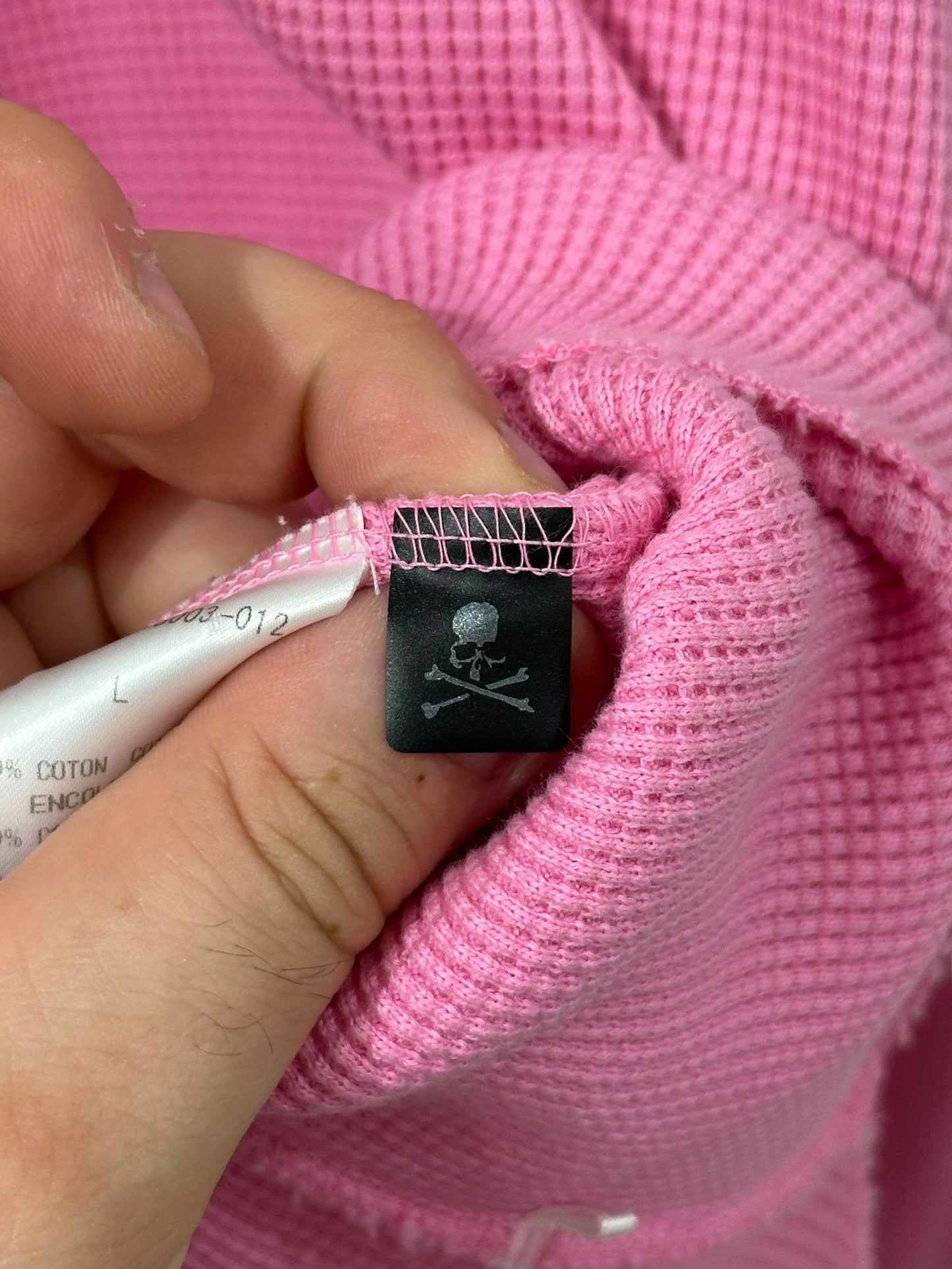Mastermind Japan Skull Thermal Pink Size L