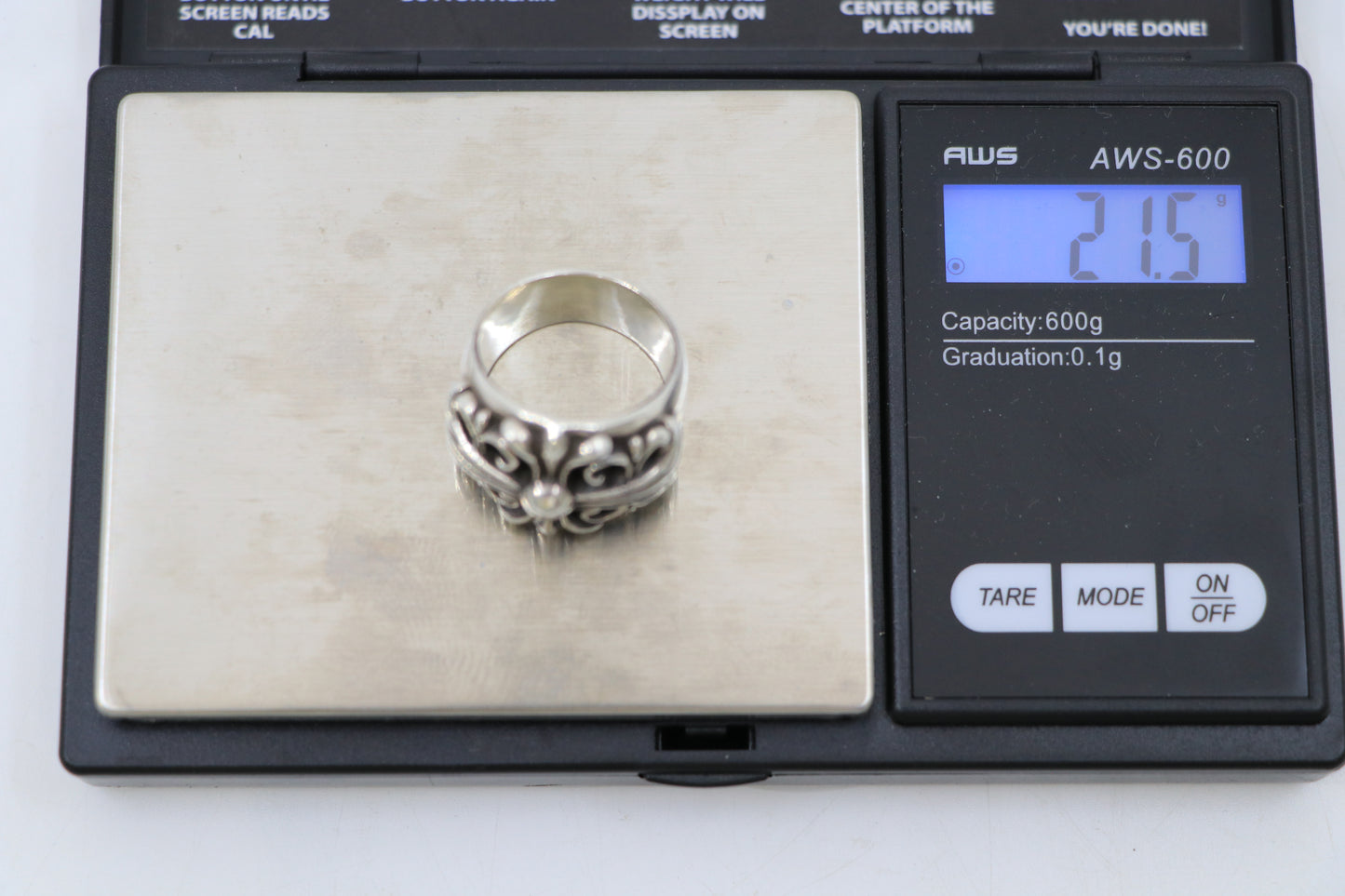Chrome Hearts Keeper Ring Size 8