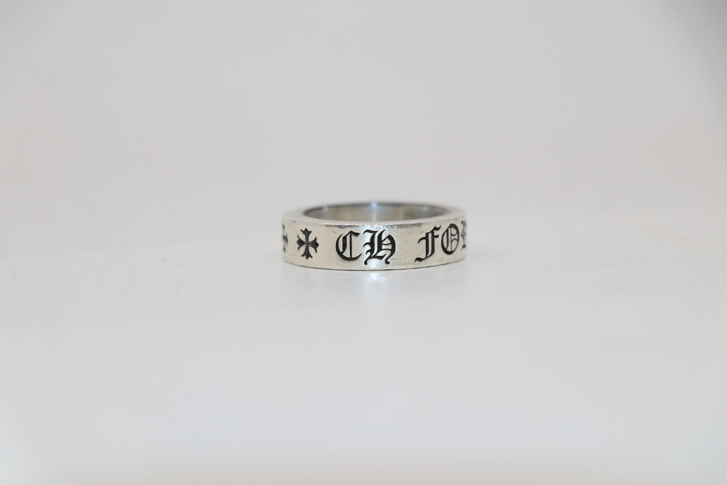 Chrome Hearts Forever 6MM Spacer Ring Size 8