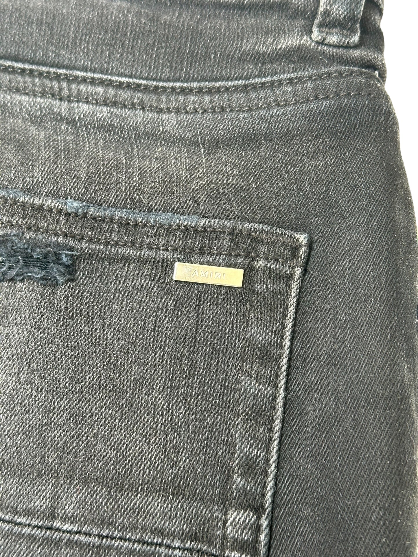 Amiri MX1 Jeans Aged Black Size 34